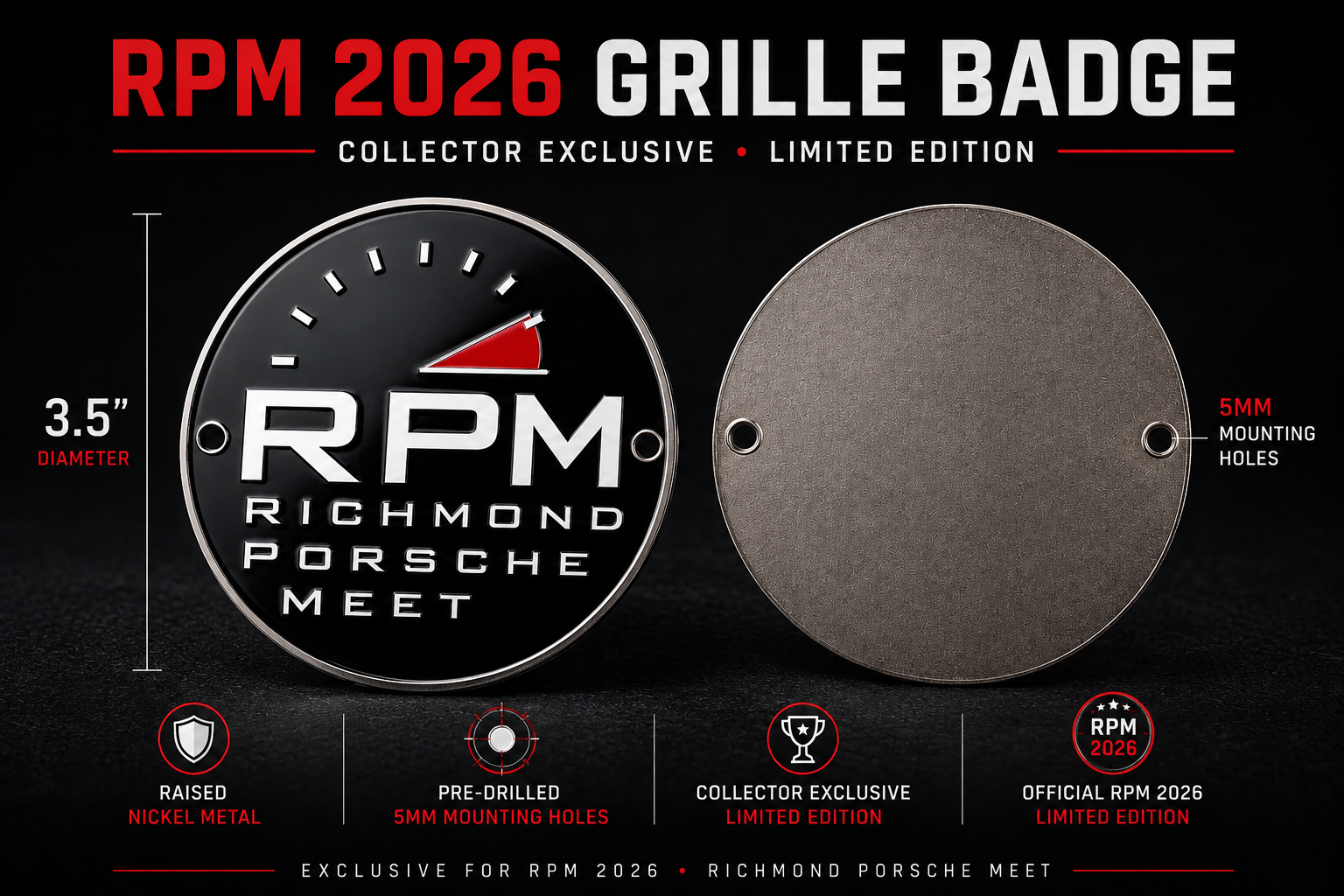 RPM 2026 Collector Grille Badge